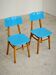 Paire de chaises bois et plastique Ton Bystrice Thonet