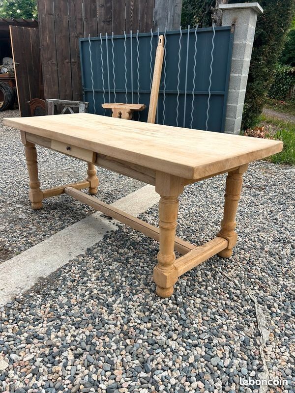 Table de ferme bois massif