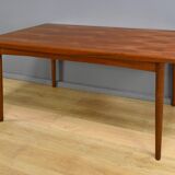 Extendable Teak Table, Dyrlund, Denmark – 1960s