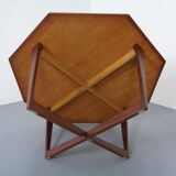 Danish Octagonal Teak Coffee Table, 1960s
