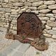 Superb Louis XV Bronze Fireplace Front with Roses 46cm / 114-150cm - 14