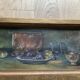 Tableau Nature morte aux fruits et pots de confiture