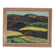 Huile sur toile suédoise « Paysage » de Kersti Flyckt