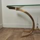 Table basse italienne en laiton