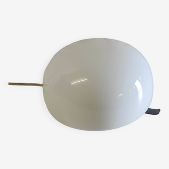 Plafonnier/ applique globe opaline 20 cm - mid. XXéme