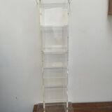 David Lange plexiglass CD storage column / tower