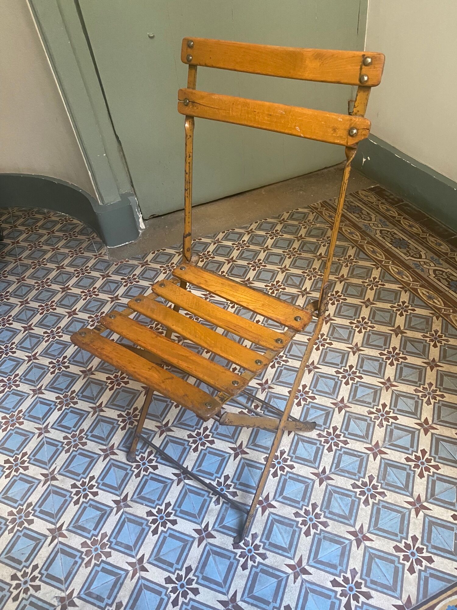 Antique garden chair