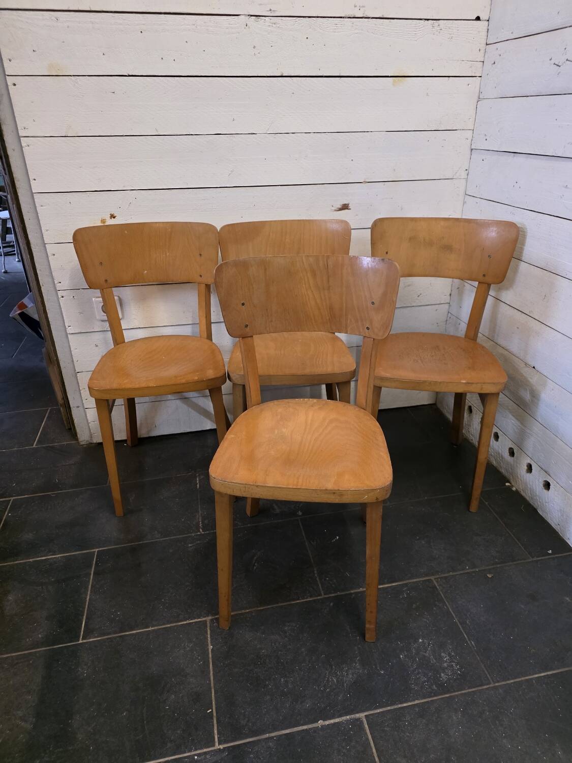 4 Thonet bistro chairs