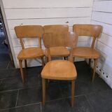 4 chaises de bistrot Thonet