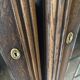 Pair of Art Deco display cabinets in solid oak