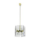 Glass hanging lamp by Gino Paroldo