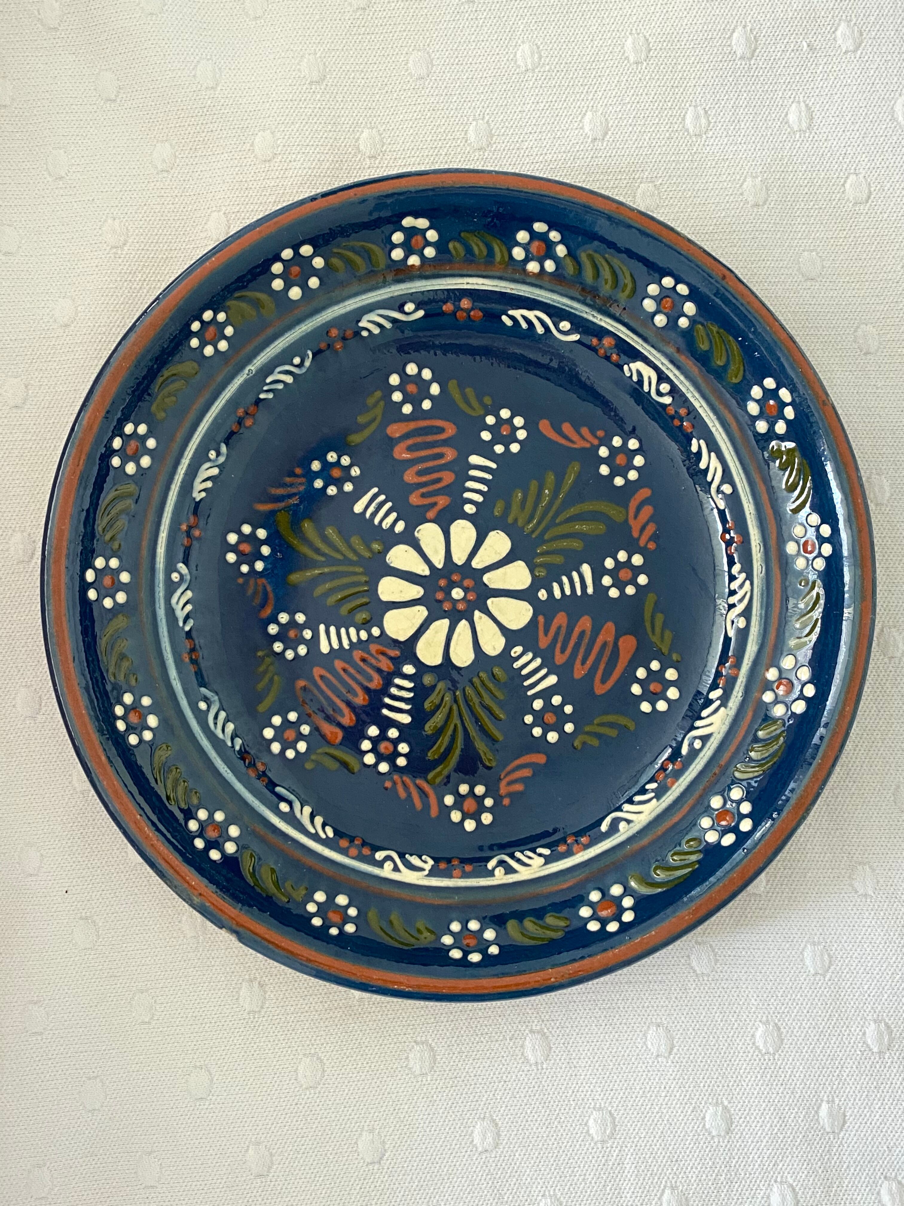 Andalusian dish in blue ceramic
