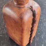 Carafe covered with leather