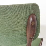 Ensemble de quatre chaises de salle à manger AWA en palissandre, Pays-Bas des années 1960