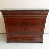 Antique mahogany sideboard with marble top