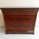 Antique mahogany sideboard with marble top
