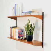 Kai Kristiansen Teak Wall Shelves, FM Møbler, Denmark 1960s