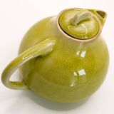 Artisanal lime green teapot Jars