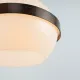 UFO Pendant Light – Vintage Space Age Acrylic Hanging Lamp, Copper/Bronze B