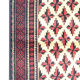 Tapis de salon en laine orientale tissée à la main - 109x211cm