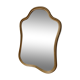 Miroir ondulé doré