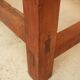 Solid wood workshop table