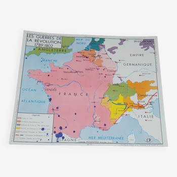 Carte scolaire Editions Rossignol