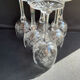 Cristal de Bohème - Verres à eau ou à vin (6) - Moderne milieu de siècle - Cristal taillé main