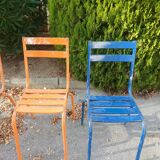 Set of 4 chairs tivoli chairs by Francisco Segarra in metal