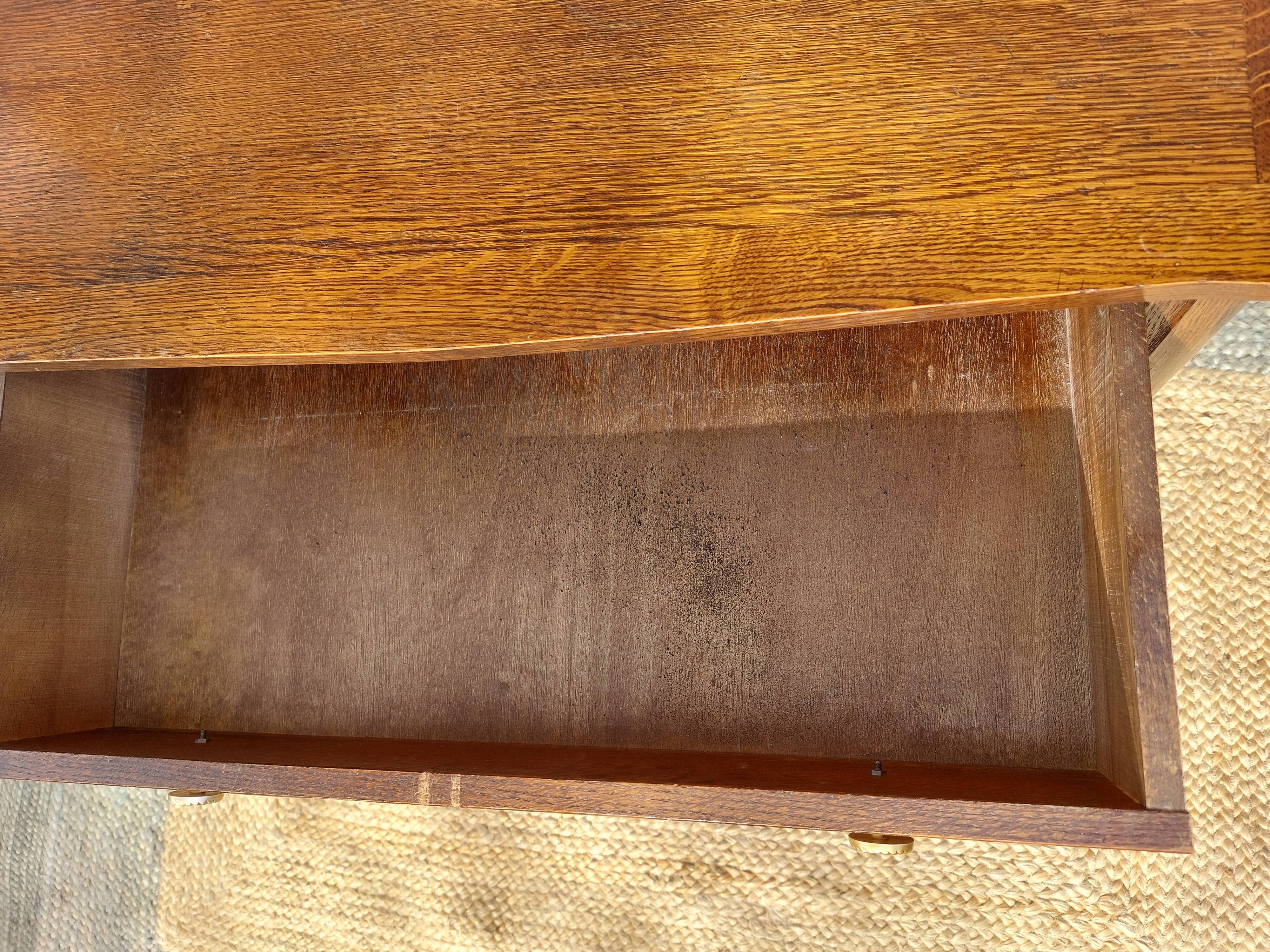 vintage commode with tapered legs