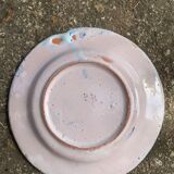 Mini earthenware plate Quimper signed PB