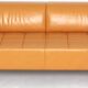 Quadra 3-seater leather sofa Poltrona Frau