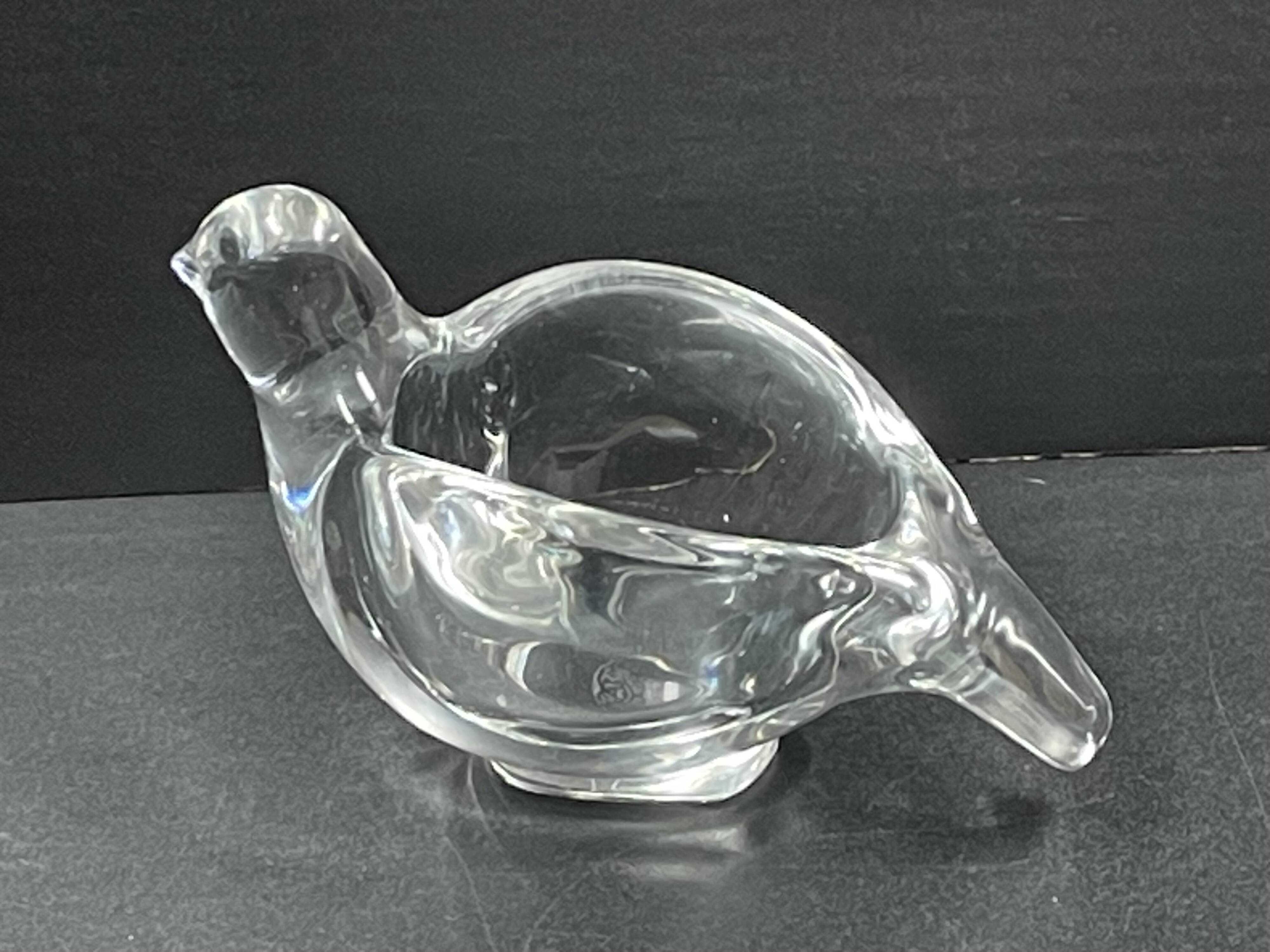 Crystal of Vannes tidy figurine bird