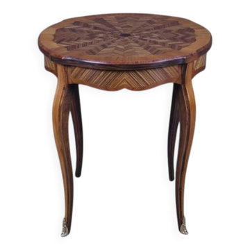 Marquetry gueridon, Louis XV style – first part of the 20th century
