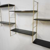 Vintage metal shelves