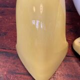 Vintage Bathroom Lamps in Ceramic by Ifö of Sweden with Opaline Shades from the 1960s