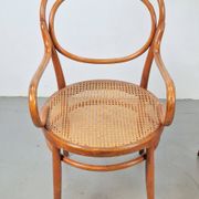 Antique Bentwood Webbing Chairs by Jacob & Josef Kohn for Wiener Werkstätte, Austria, 1890s, Set of 2