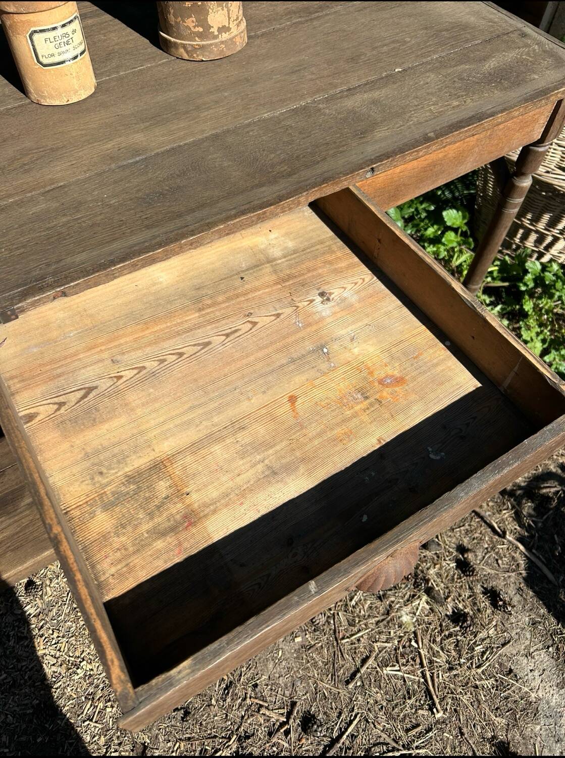 Ancienne table de drapier 3 mètres