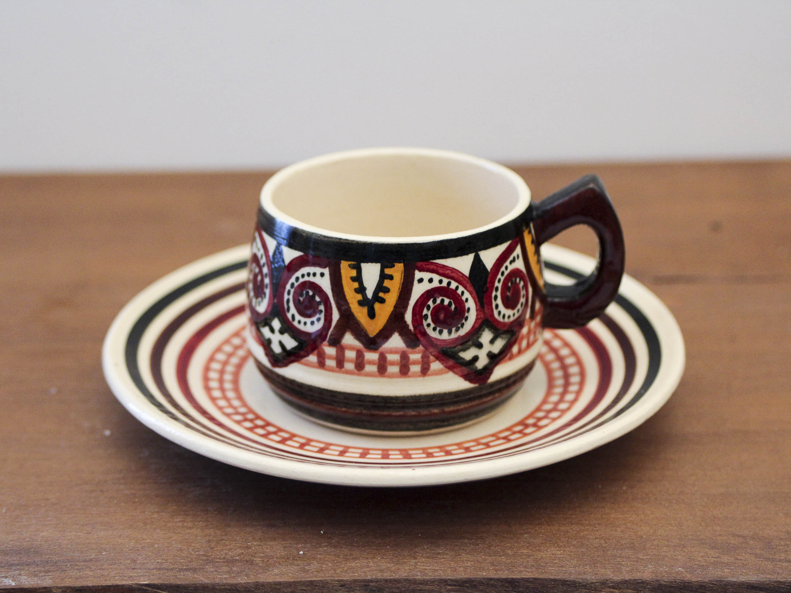 Paul Fouillen Quimper coffee service 40s