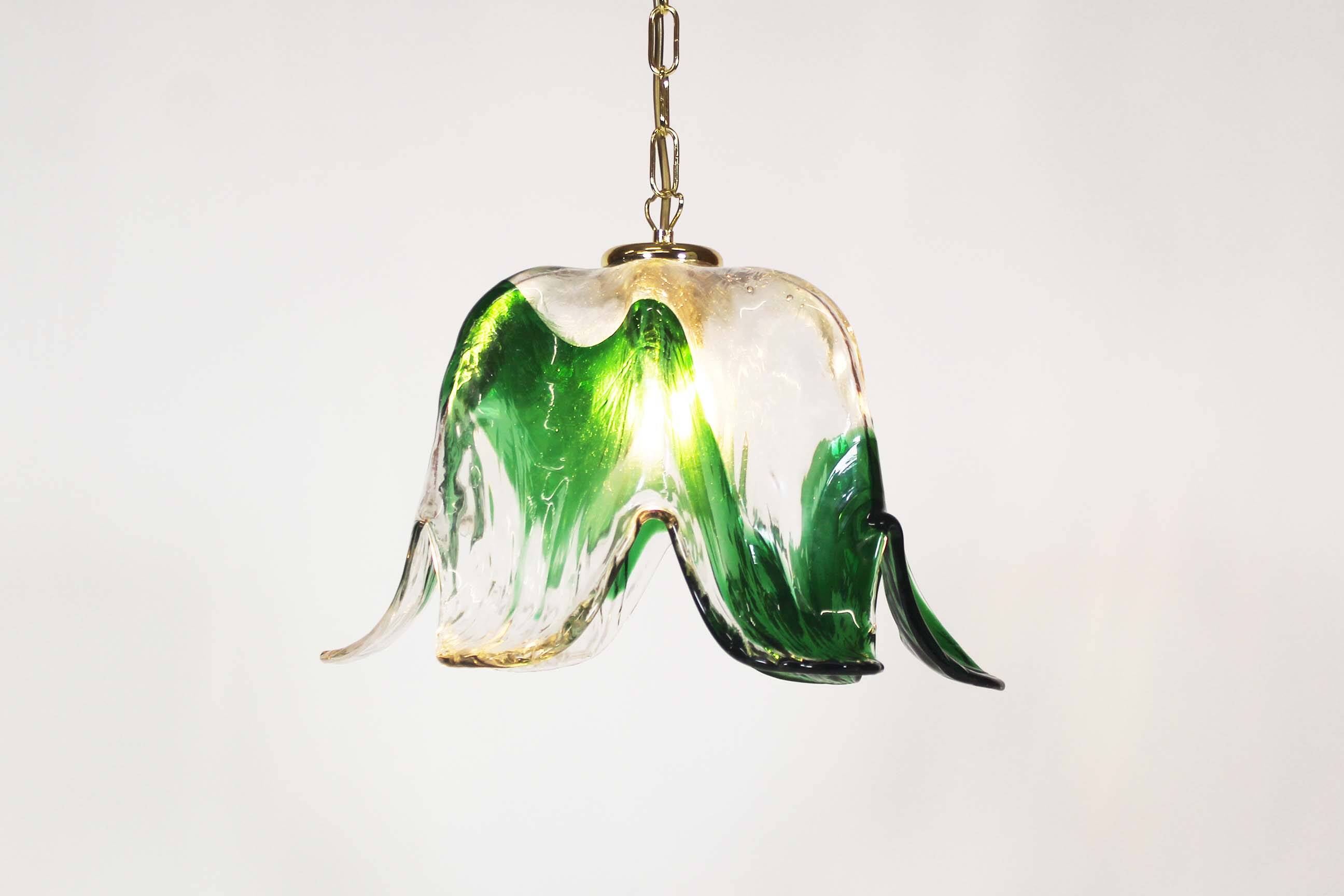 Vintage Muranoglass Pendant Lamp by Mazzega