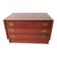 Low bass chest of drawers navy style