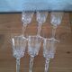 6 crystal glasses from Arques Model Villeneuve