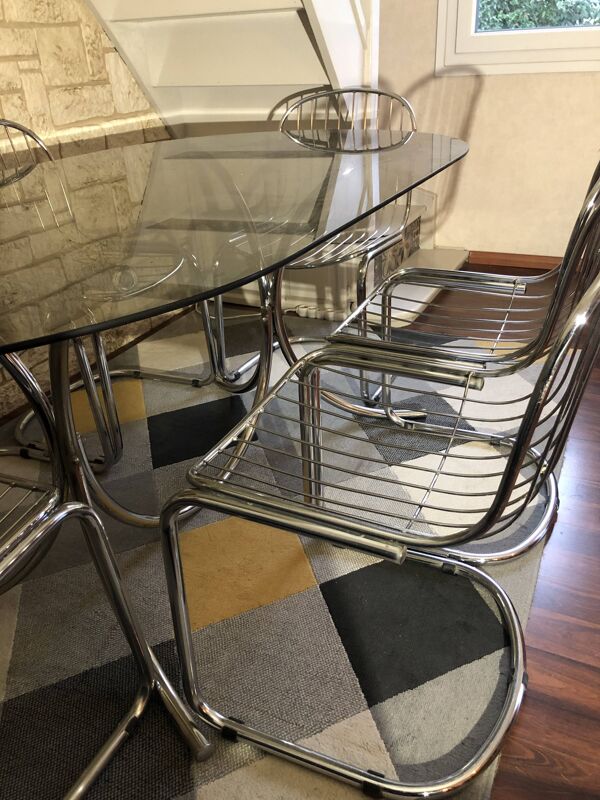 Table et 6 chaises Gastone Rinaldi