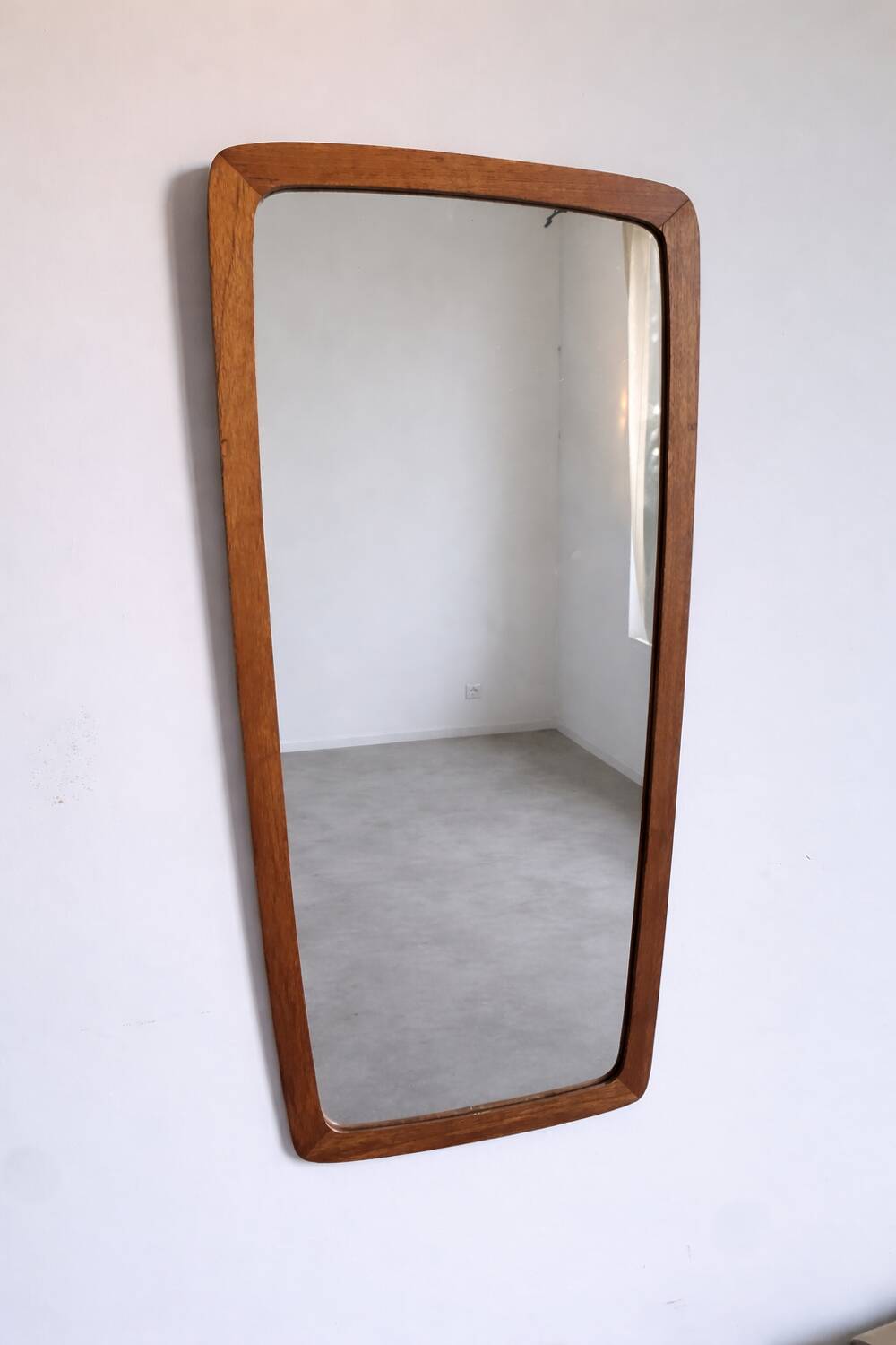 Danish teak mirror