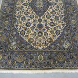 Vintage persian hand-woven keshan carpet ,240x141