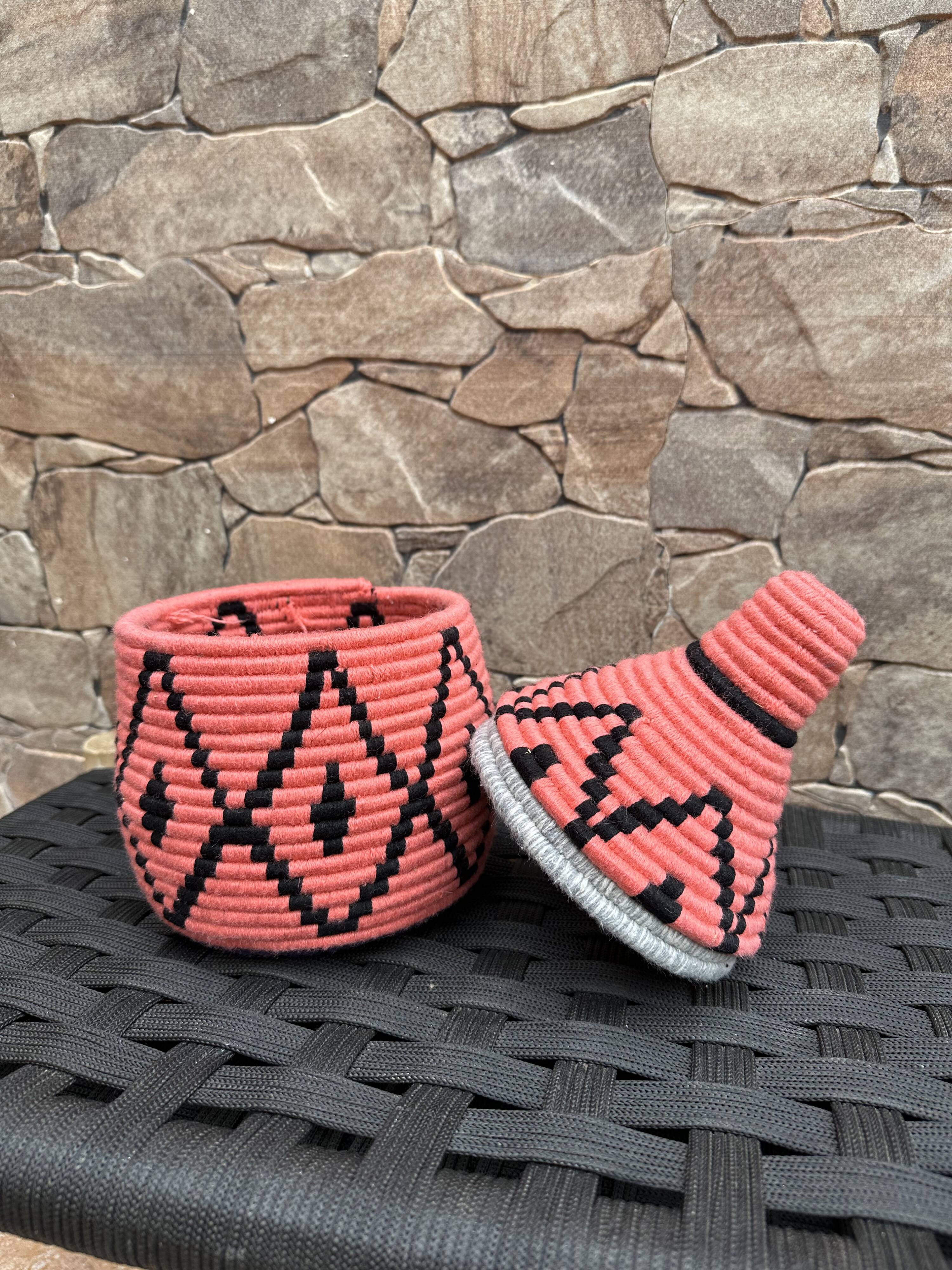handmade, Moroccan basket, African basket, woven bowl, wall basket.