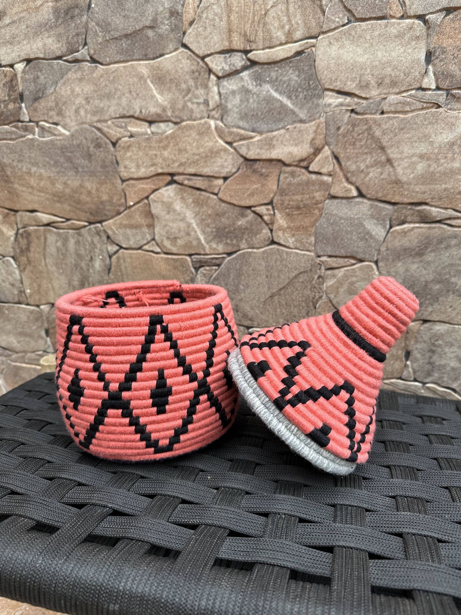 handmade, Moroccan basket, African basket, woven bowl, wall basket.