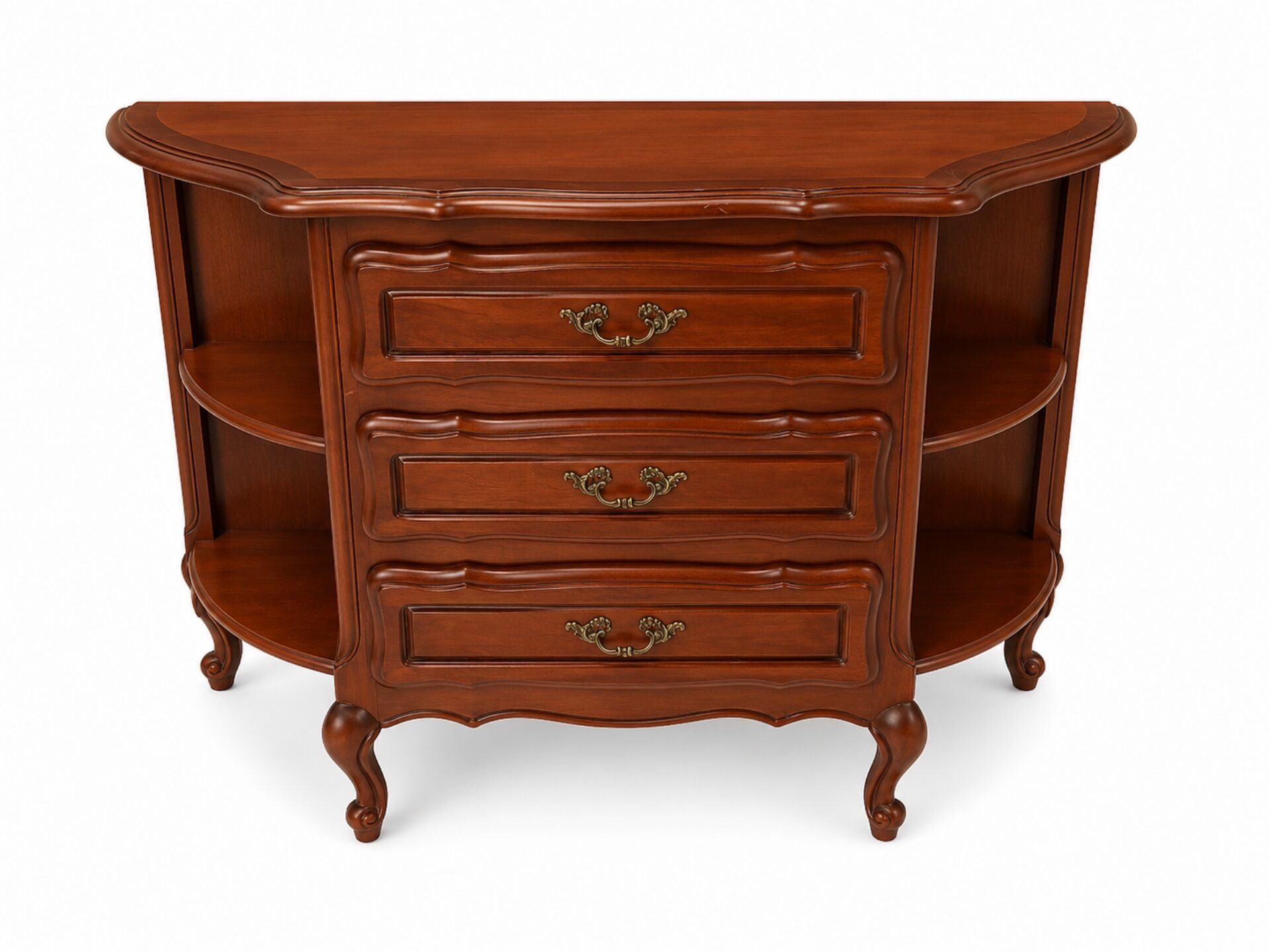 Low furniture in solid cherry wood