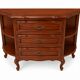 Low furniture in solid cherry wood