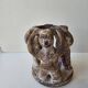 Terracotta Candle Holder Dancing 3 Aztec Characters - Tribal Art